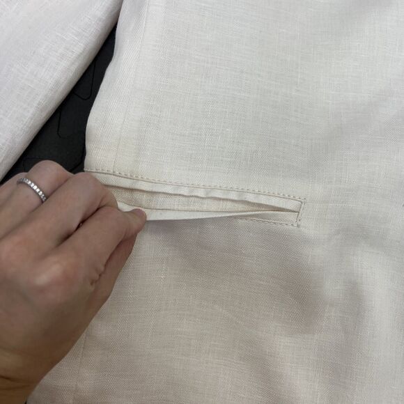 NWT $148 J.CREW Sz. 8 Regent Blazer Linen Light Pink C2364 FS Benefits Charity - Picture 10 of 15